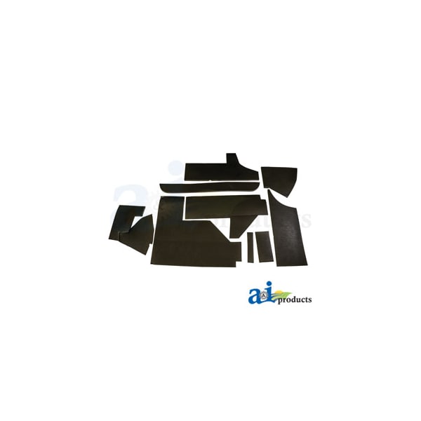 Cab Upholstery Kit, Black 40.5" x30" x4"